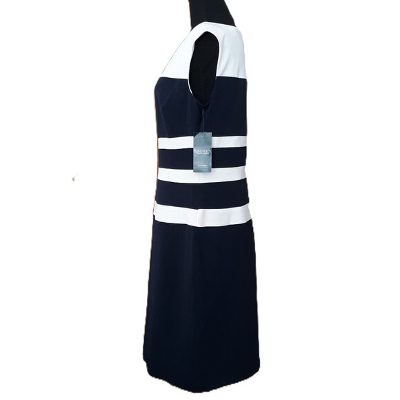 Lauren Ralph Lauren Colorblock Career Dress NWT - Picture 5 of 10